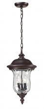 Z-Lite 533CHB-RBRZ - 3 Light Outdoor Chain Mount Ceiling Fixture