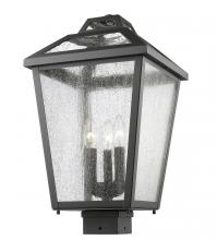 Z-Lite 539PHBS-BK - 3 Light Outdoor Post Mount Fixture