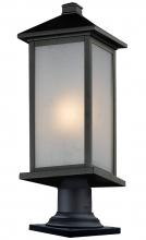 Z-Lite 547PHMR-533PM-BK - 1 Light Outdoor Pier Mounted Fixture