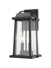 Z-Lite 574M-BK - 2 Light Outdoor Wall Light