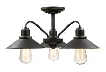 Z-Lite 613SF-OB - 3 Light Semi Flush Mount