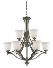 Z-Lite 704-9-BN - 9 Light Chandelier