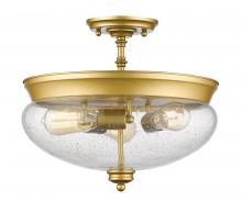 Z-Lite 722SF-SG - 3 Light Semi Flush Mount