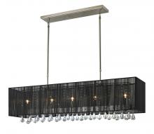 Z-Lite 890-45BK - 5 Light Linear Chandelier