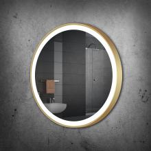 Paris Mirrors CHICR32323000-GLD - Chic Framed Round Mirror (Frontlit)