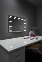 Paris Mirrors HPRIN32246000-WHT - Hollywood Princess Mirror (LED Bulbs)