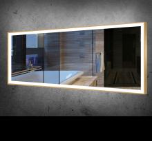 Paris Mirrors CHICX6032RGB-GLD - Chic Gold Framed Rectangle Mirror (Frontlit)