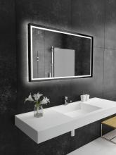 Paris Mirrors OPERX48283000-BLK - Opera Black Framed LED Mirror (Frontlit and Backlit)