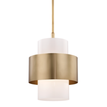 Hudson Valley 8615-AGB - 1 LIGHT LARGE PENDANT