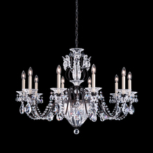 Schonbek 1870 1260N-23H - Bagatelle 13 Light 120V Chandelier in Etruscan Gold with Clear Heritage Handcut Crystal