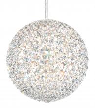 Schonbek 1870 DV1212O - Da Vinci 12 Light 120V Pendant in Polished Stainless Steel with Clear Optic Crystal