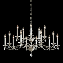 Schonbek 1870 MD1015N-59H - Modique 15 Light 120V Chandelier in Ferro Black with Clear Heritage Handcut Crystal