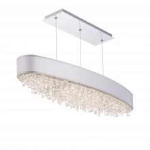 Schonbek 1870 S6336-401RS2 - Eclyptix LED 36in 3000K/3500K/4000K 120V-277V Linear Pendant in Polished Stainless Steel with Clea