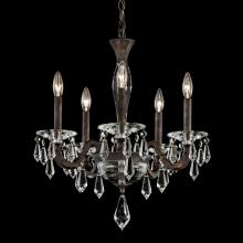 Schonbek 1870 S7605N-51R - Napoli 5 Light 120V Chandelier in Black with Clear Radiance Crystal