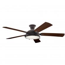 Kichler 310017WZC - Hatteras Bay™ LED 3000K 60&#34; Fan Weathered Zinc