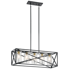 Kichler 44081BK - Linear Chandelier 5Lt