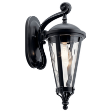 Kichler 49233BSL - Cresleigh 18&#34; 1 Light Wall Light Black with Silver Highlights