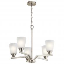 Kichler 52231NI - Skagos™ 5 Light Chandelier Brushed Nickel