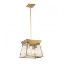 Artcraft AC11851BB - Lucian 4 Light Chandelier 12&#34; Diameter Brushed Brass