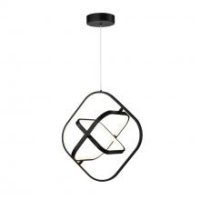 Artcraft AC6690BK - Sienna 30W LED Square Pendant Black