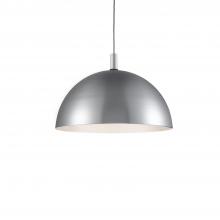 Kuzco Lighting Inc 492332-BN/BK - Archibald 32-in Brushed Nickel With Black Detail 1 Light Pendant