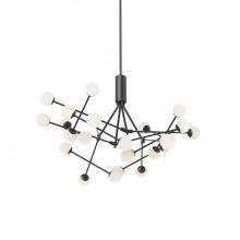 Kuzco Lighting Inc CH97139-BK-UNV - Moto 39-in Black LED Chandeliers