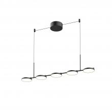 Kuzco Lighting Inc LP72237-BK - Novel 37-in Black LED Linear Pendant