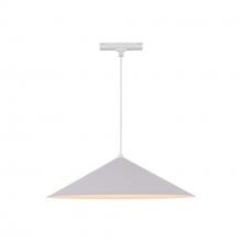 Kuzco Lighting Inc TRP73915-WH - Luiz 15-in White Trilo Track Pendant