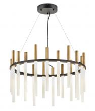 Fredrick Ramond FR30706BLK - Medium LED Single Tier Chandelier