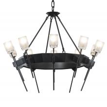 Hubbardton Forge - Canada 101525-SKT-10-YC0369 - Echo 10-Light Circular Chandelier