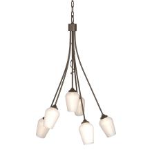 Hubbardton Forge - Canada 103043-SKT-05-GG0303 - Flora 6 Arm Chandelier