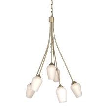 Hubbardton Forge - Canada 103043-SKT-84-GG0303 - Flora 6 Arm Chandelier