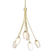 Hubbardton Forge - Canada 103043-SKT-86-GG0303 - Flora 6 Arm Chandelier