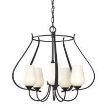 Hubbardton Forge - Canada 103045-SKT-89-GG0303 - Flora 5 Arm Chandelier