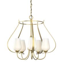 Hubbardton Forge - Canada 103045-SKT-86-GG0303 - Flora 5 Arm Chandelier