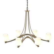 Hubbardton Forge - Canada 104106-SKT-84-GG0236 - Oval Ribbon 6 Arm Chandelier