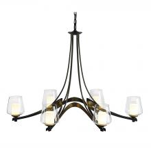 Hubbardton Forge - Canada 104116-SKT-07-ZU0291 - Oval Ribbon 6 Arm Chandelier