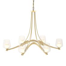 Hubbardton Forge - Canada 104116-SKT-86-ZU0291 - Oval Ribbon 6 Arm Chandelier