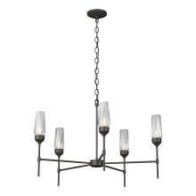 Hubbardton Forge - Canada 105060-SKT-07-CR - Luma 5 Arm Chandelier