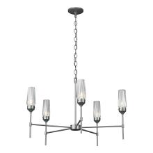 Hubbardton Forge - Canada 105060-SKT-02-CR - Luma 5 Arm Chandelier