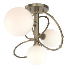 Hubbardton Forge - Canada 121360-SKT-84-GG0712 - Olympus 3-Light Semi-Flush