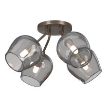 Hubbardton Forge - Canada 121370-SKT-05-YL0709 - Ume 4-Light Semi-Flush