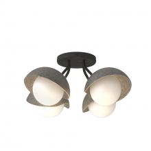 Hubbardton Forge - Canada 121375-SKT-10-20-GG0711 - Brooklyn 4-Light Single Shade Semi-Flush