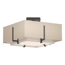 Hubbardton Forge - Canada 126507-SKT-20-SF1205-SA1605 - Exos Square Small Double Shade Semi-Flush