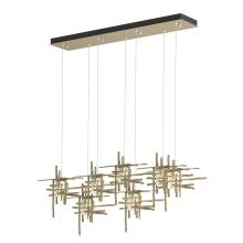 Hubbardton Forge - Canada 131095-SKT-LONG-84-II0728 - Tura 7-Light Seeded Glass Pendant