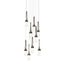 Hubbardton Forge - Canada 131100-SKT-LONG-14-YG0434 - Link 9-Light Blown Glass Pendant