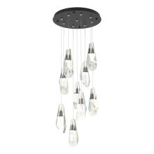 Hubbardton Forge - Canada 131101-SKT-LONG-10-CR - Luma 9-Light Large Crystal Pendant