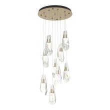 Hubbardton Forge - Canada 131101-SKT-LONG-84-CR - Luma 9-Light Large Crystal Pendant