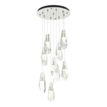 Hubbardton Forge - Canada 131101-SKT-LONG-85-CR - Luma 9-Light Large Crystal Pendant