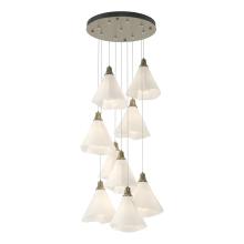 Hubbardton Forge - Canada 131102-SKT-LONG-84-SH1987 - Mobius 9-Light Pendant